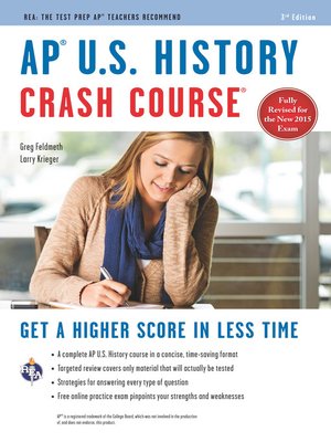 cover image of AP U.S. History Crash Course Book + Online